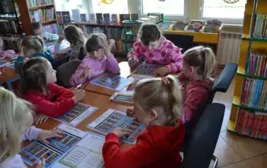 Relacja z wizyty przedszkolak&oacute;w w Bibliotece w Mielniku 4