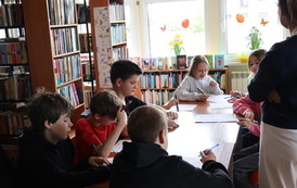 Akcja Żonkile w naszej bibliotece 1