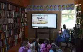 Relacja z wizyty przedszkolak&oacute;w w Bibliotece w Mielniku 1