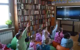 Relacja z wizyty przedszkolak&oacute;w w Bibliotece w Mielniku 2