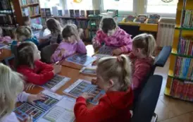 Relacja z wizyty przedszkolak&oacute;w w Bibliotece w Mielniku 4