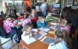 Relacja z wizyty przedszkolak&oacute;w w Bibliotece w Mielniku 5