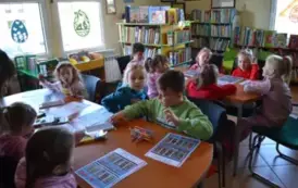 Relacja z wizyty przedszkolak&oacute;w w Bibliotece w Mielniku 7