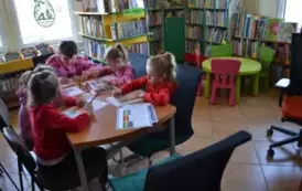 Relacja z wizyty przedszkolak&oacute;w w Bibliotece w Mielniku 9