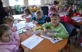 Relacja z wizyty przedszkolak&oacute;w w Bibliotece w Mielniku 11