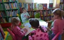 Relacja z wizyty przedszkolak&oacute;w w Bibliotece w Mielniku 13