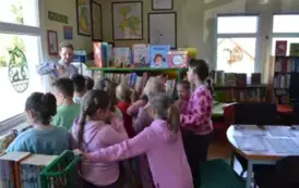 Relacja z wizyty przedszkolak&oacute;w w Bibliotece w Mielniku 14