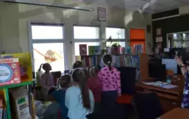 Relacja z wizyty przedszkolak&oacute;w w Bibliotece w Mielniku 15