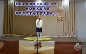 Przedszkolaki recytują 11